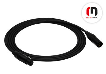 DMX Cable REDS MUSIC XLR M - XLR F DX0130 BX 3m