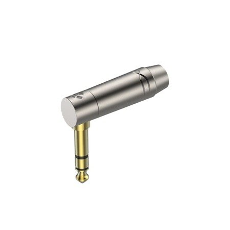6.3mm stereo plug, Nickel plated shell, Gold plated contacts Roxtone RJ3RPP-NS-NG