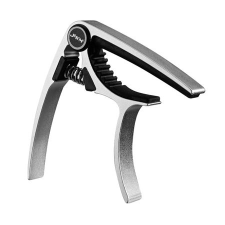 Acoustic Electric Bass Guitar Capo JEREMI AE01 Silver